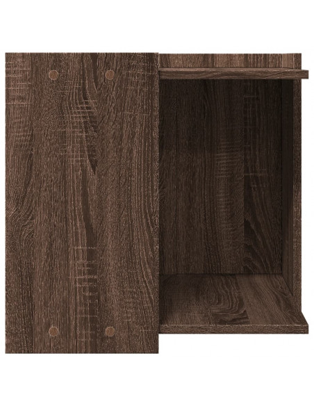 Recinto Lettiera Gatti Rovere Marrone 53x53x51 cm in Truciolato