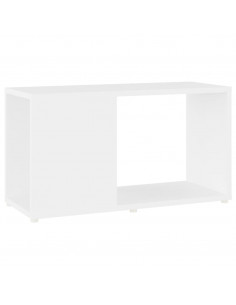 Mobile Porta TV Bianco 60x24x32 cm in Legno Multistrato 2