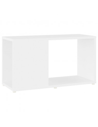 Mobile Porta TV Bianco 60x24x32 cm in Legno Multistrato