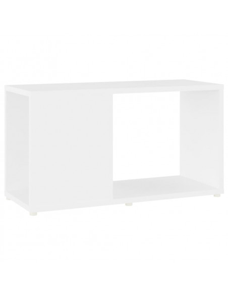 Mobile Porta TV Bianco 60x24x32 cm in Legno Multistrato