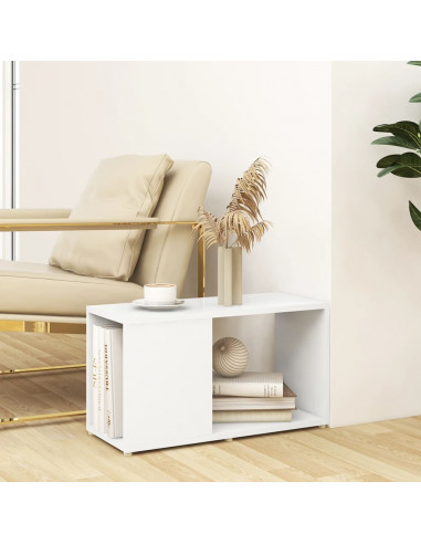 Mobile Porta TV Bianco 60x24x32 cm in Legno Multistrato