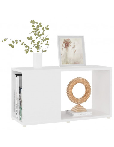 Mobile Porta TV Bianco 60x24x32 cm in Legno Multistrato