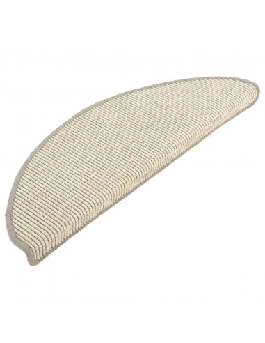 Tappetini Autoadesivi per Scale 15 pz Argento 65x21x4 cm