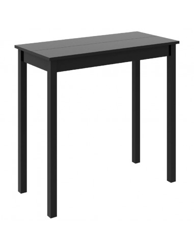 Tavolo da Bar in MDF Nero 115x55x107 cm