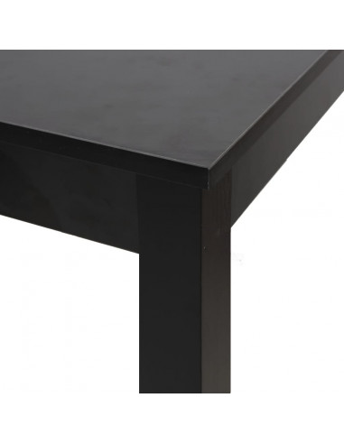 Tavolo da Bar in MDF Nero 115x55x107 cm
