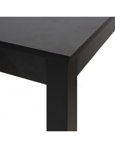 Tavolo da Bar in MDF Nero 115x55x107 cm