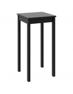 Tavolo da Bar in MDF Nero 55x55x107 cm 2