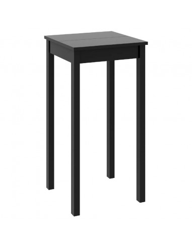 Tavolo da Bar in MDF Nero 55x55x107 cm