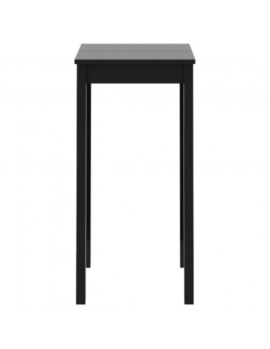Tavolo da Bar in MDF Nero 55x55x107 cm