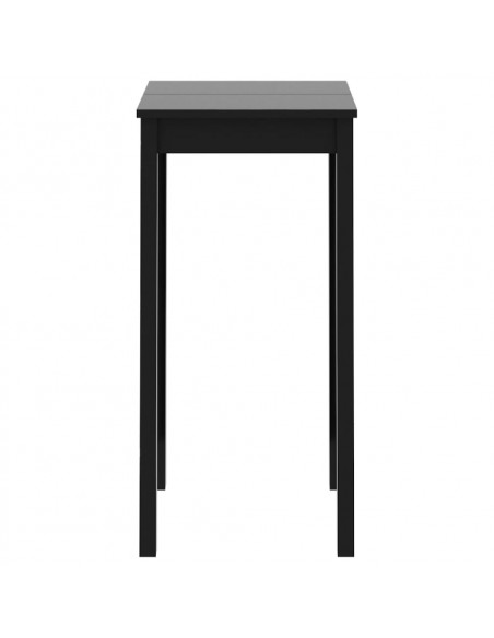 Tavolo da Bar in MDF Nero 55x55x107 cm