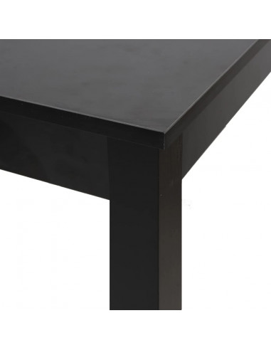 Tavolo da Bar in MDF Nero 55x55x107 cm