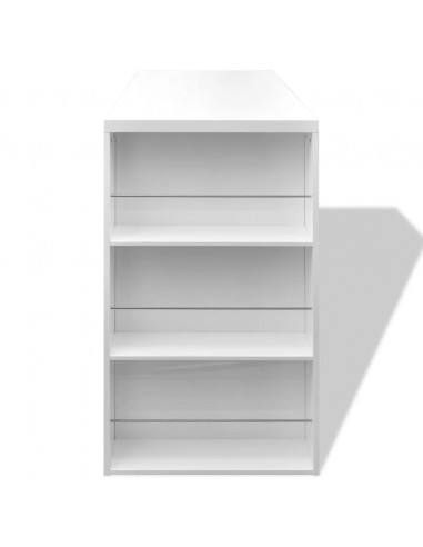 Tavolo da Bar in MDF con Portavini Bianco Lucido