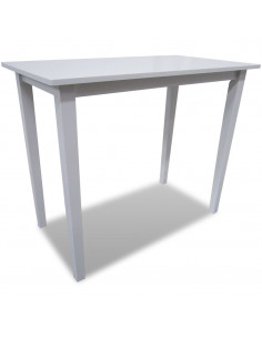 Tavolo da Bar in Legno Bianco 2