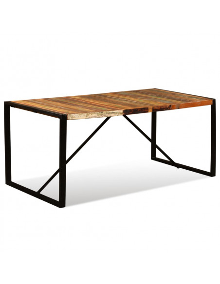 Tavolo da Pranzo in Legno Massello di Recupero 180 cm