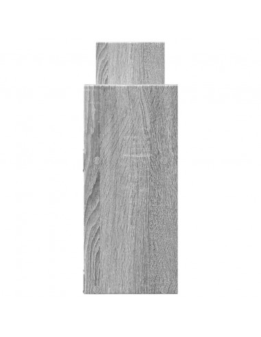 Mobile a Parete 100x18x40 cm Grigio Sonoma in Legno Multistrato