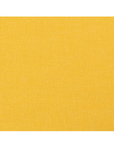 Poggiapiedi Giallo Senape 45x29,5x35 cm in Tessuto e Similpelle