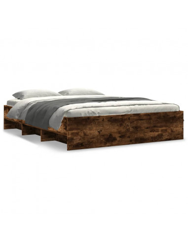 Giroletto Rovere Fumo 160x200 cm in Legno Multistrato