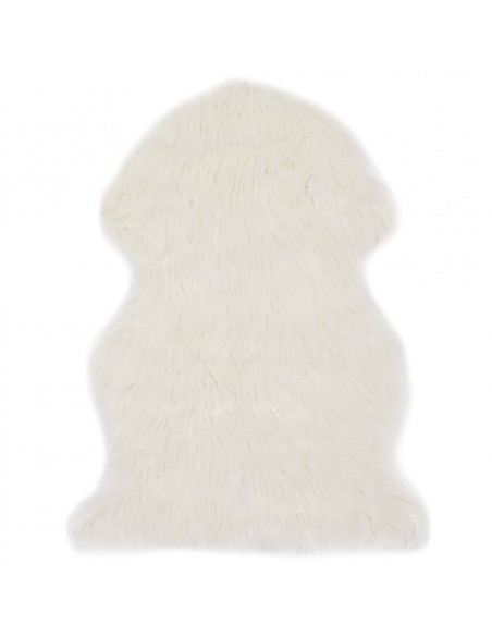 Tappeto in Similpelle di Pecora 60x90 cm Bianco