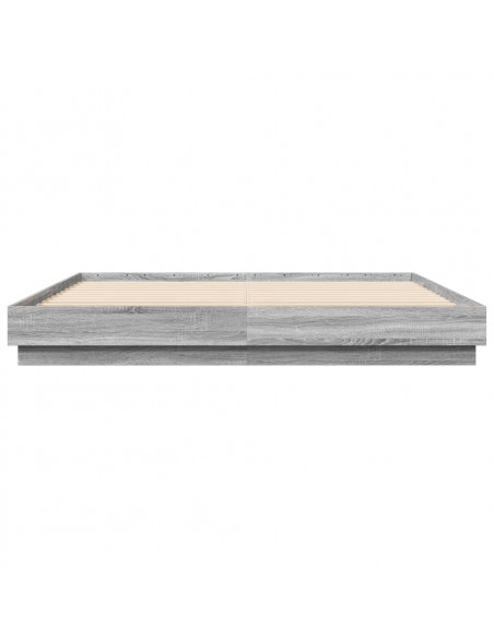 Giroletto Grigio Sonoma 180x200 cm in Legno Multistrato