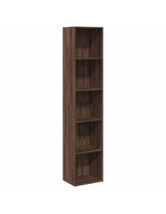 Libreria Rovere Marrone 40x30x189 cm in Legno Multistrato 2