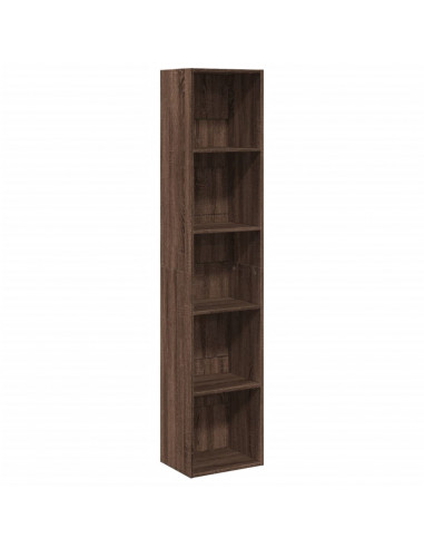 Libreria Rovere Marrone 40x30x189 cm in Legno Multistrato
