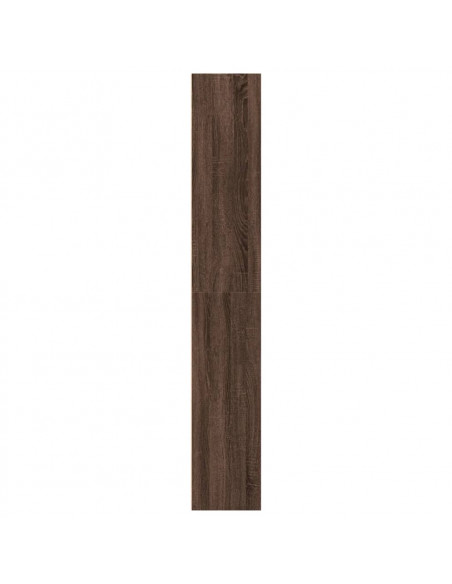 Libreria Rovere Marrone 40x30x189 cm in Legno Multistrato