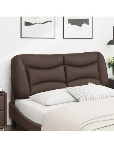 Cuscino Testiera Marrone 140 cm in Similpelle