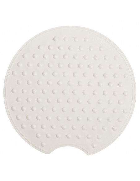 Sealskin Tappetino da Bagno Antiscivolo Rotondo 55 cm Bianco