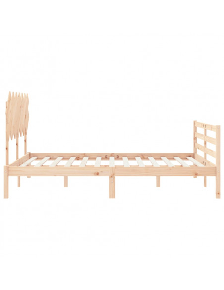 Giroletto con Testiera 140x200 cm in Legno Massello