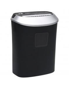 Tritadocumenti 10 Fogli Taglio Trasversale Nero 2