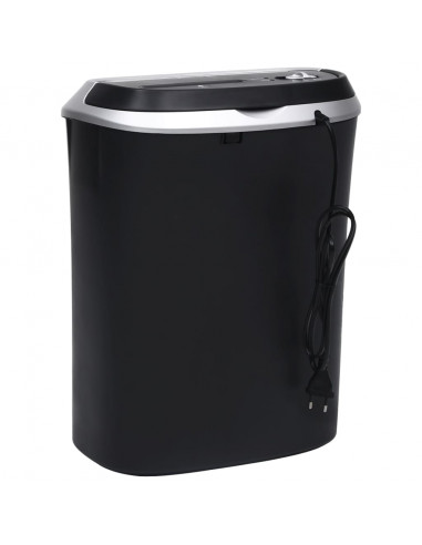 Tritadocumenti 10 Fogli Taglio Trasversale Nero