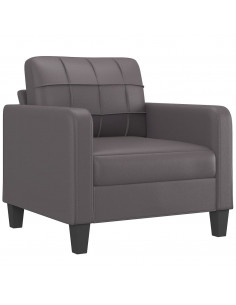 Poltrona Grigia 60 cm in Similpelle 2