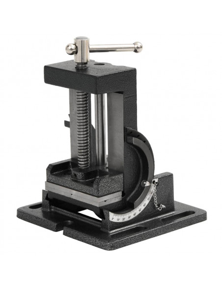 Morsa Inclinata Manuale per Trapano a Colonna 110 mm