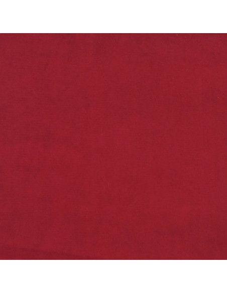 Poggiapiedi Roso Vino 45x29,5x35 cm in Velluto