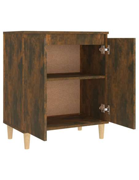 Credenza Rovere Fumo 60x35x70 cm in Legno Multistrato