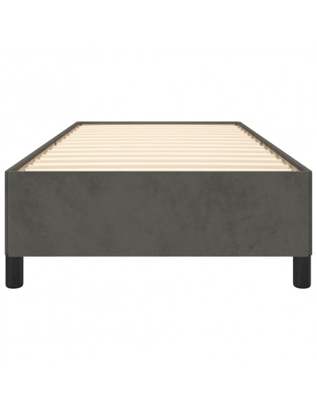 Giroletto Grigio Scuro 90x200 cm in Velluto