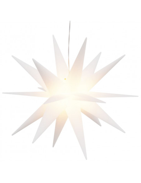 Luce di Natale con LED Pieghevole Bianca 100 cm