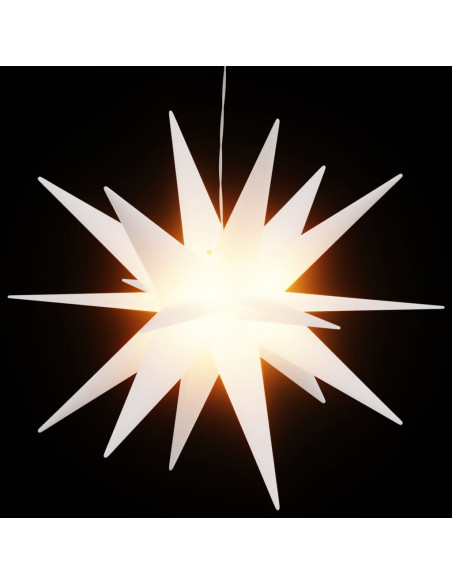 Luce di Natale con LED Pieghevole Bianca 100 cm
