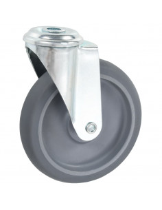 Ruote Girevoli con Foro per Bullone 32 pz 125 mm 2