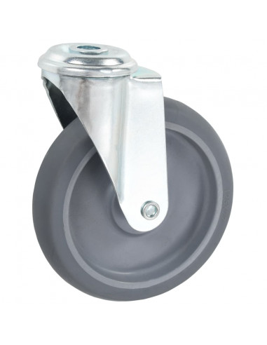 Ruote Girevoli con Foro per Bullone 32 pz 125 mm