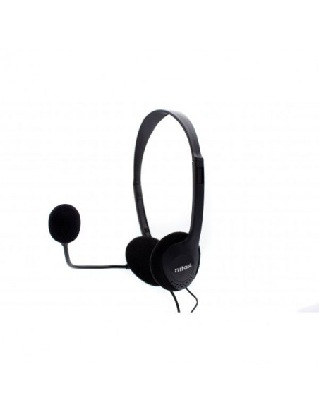 Nilox CHAT LIVE 2 Cuffie Auricolare Connettore 3.5 mm Nero