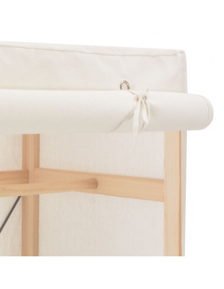Armadio Bianco 79x40x170 cm in Tessuto