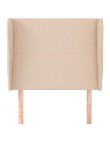 Testiera ad Orecchio Cappuccino 93x23x118/128 cm in Similpelle