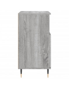 Credenze 2 pz Grigio Sonoma in Legno Multistrato 2