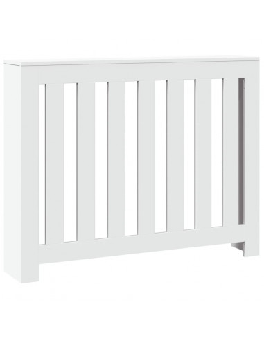 Copertura Termosifone Bianca 104x20x82 cm in Legno Multistrato