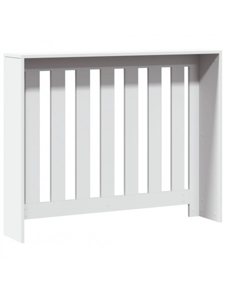 Copertura Termosifone Bianca 104x20x82 cm in Legno Multistrato