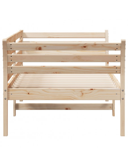Dormeuse senza Materasso 90x190 cm in Legno Massello di Pino