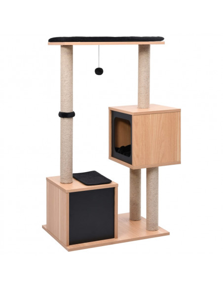 Albero per Gatti con Tappeto Tiragraffi in Sisal 104 cm