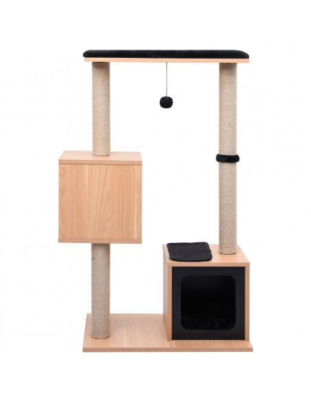 Albero per Gatti con Tappeto Tiragraffi in Sisal 104 cm