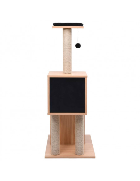 Albero per Gatti con Tappeto Tiragraffi in Sisal 104 cm
